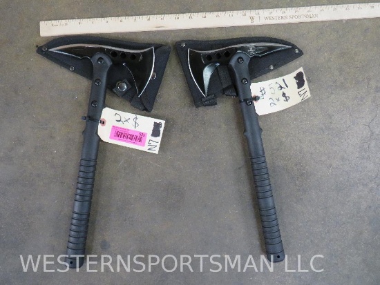 2 Axe w/Blade Covers (2x$)