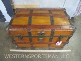 Antique Wood Chest Approx 29