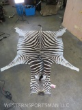 Very Nice and Soft Zebra Hide w/Good Color 10'x7'3