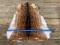 Beautiful, NEW, Axis deer hide/skin, 35 inches long X 34 inches wide, at widest point, soft tan, gre