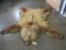 Vintage Felted Brown Bear Rug -Missing a paw TAXIDERMY