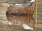 Beautiful, NEW, Axis deer hide/skin, 39 inches long X 38 inches wide, at widest point, soft tan, gre