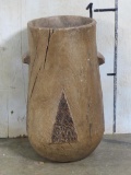 Ithunga: Milk Pail carved of hard wood by the KwaZulu AFRICAN ART