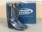 Lucchese 2000 Men's SZ 10B Black Italian Kangaroo Western Cowboy Boots w/Original Cox