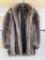 Raccoon Hide Fur Coat SZ Small Preowned FUR