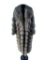 Beautiful ranch Blue fox fur coat, 48 inches long x 17 inches , at the shoulders not taxidermy, but