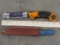 2 Pocket Knives & 1 Wood Handle Knife w/Sheath (ONE$) KNIVES