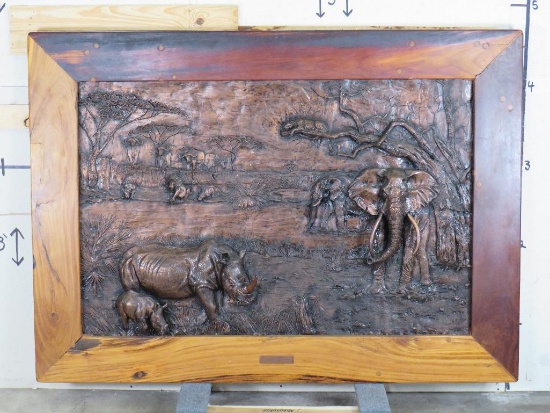 Very Nice BIG Limited Edition "Africa's Big Five" Created by Art of Africa AFRICAN ART