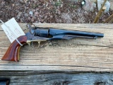 44 caliber Black powder, pistol, Connecticut Valley Arms , made in Italy with gun belt and holster n