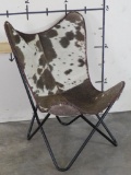 Folding Cowhide Strike Stool -Chair TAXIDERMY