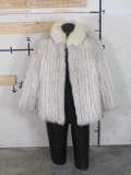 Nice Saga Fox Fur Coat Woman's SZ LG