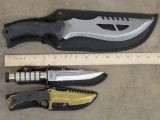 3 Tactical Knives w/Sheaths (ONE$) KNIVES