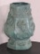 Beautiful Bronze Vase w/Chinese Motif w/Coyfish & Lanterns BRONZE ART