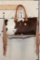 *Brand New* Leather and Cow Hide Duffle Bag with Fringe