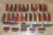 *New* (25) Damascus Steel Fixed Blade KNIVES and (5) Damascus Steel Pocket KNIVES (ONE$)