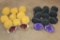 (10) Dyed Purple Crystal QUARTZ Geodes and (10) Titanium Aura Green Geodes (ONE$)