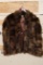 Beautiful Natural BEAVER Patchwork Fur Coat, Size Medium-Large