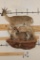 2 Life-sized COMMON DUIKERS on a simulated Rock Wall Hanging Base