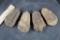 (4) Trilobite Diacalymene FOSSILS from Morocco (ONE$)