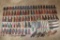 (100) *Brand New* Damascus Steel and Carbon Steel Knives with Leather Sheaths (ONE$)