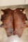 *Brand New* Brindle with White COW HIDE