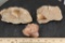 (3) MOSASAUR TEETH in their SANDSTONE Matrices (ONE$)