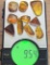 (10) Pieces of Authentic Myanmar AMBER Fossil Specimens with Insects, Weight: 9.54 grams (ONE$)