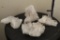(4) Power Stone CRYSTAL QUARTZ Specimens, Weight: 3 lbs 4 oz (ONE$)