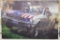 President Ronald Reagan Patriotic Canvas Print on a Wood Frame