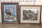 (2) Large Art Prints, 
