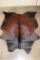 *Brand New* Dark Chocolate COW HIDE