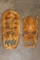 (2) Hand-carved Wood Filipino Tribal Ifugao 