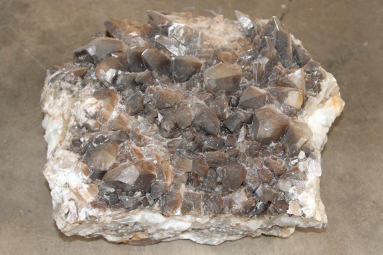 39 lb Smokey and Honey DOGTOOTH CALCITE Crystal Formation