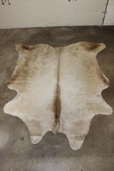 *Brand New* "Champagne" Blonde and Tan COW HIDE
