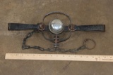Antique Long Spring Animal Trap with a Bell