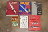 (6) BOOKS of Hunting Knives and Antique Knife Collecting Guides (ONE$)