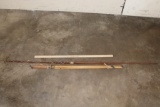 Old Indigenous African Bow with 5 Arrows