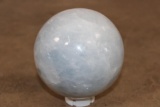 5 lb Polished BLUE CELESTITE Mineral Sphere
