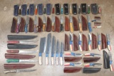 (40) *Brand New* Damascus and Carbon Steel KNIVES (ONE$)