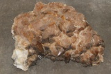XL 45 lb Honey and Smoky DOGTOOTH CALCITE Crystal Cluster Formation