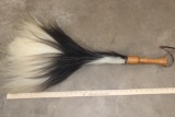 Big African Animal Tail SWATTER with a Wooden Handle