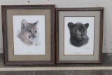 (2) Framed Art Prints by artist Charles Frace. 1 is signed (ONE$)