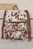*Brand New* Cow Hide and Leather Backpack with a Laptop Compartment