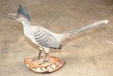 Hand-carved ARIZONA ROADRUNNER by artist 