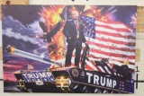 President Donald Trump Patriotic Canvas Print