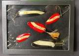 Set of (5) Old Fishing LURES/SPOONS from the 1940's-1950's (ONE$)