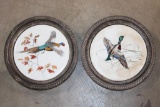 (2) Delano Studios Silverplated and Porcelain Platters or Trays (ONE$)