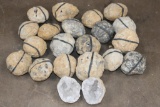 (20) QUARTZ GEODES (ONE$)