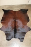*Brand New* Dark Chocolate COW HIDE