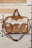 *Brand New* Cow Hide and Leather DUFFLE or TRAVEL BAG